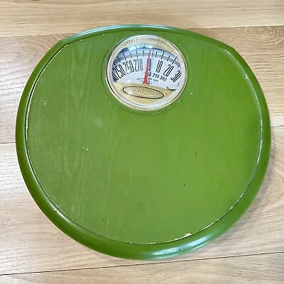 Vintage Hanson 270 Lb Capacity Avocado Green Bathroom Weight Scale • $45