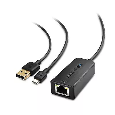 Cable Matters Micro USB To Ethernet Adapter Up To 480Mbps For Streaming Sticks • $33.99