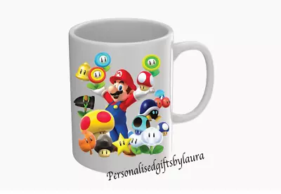 Super Mario 11oz Mug. Can Be Personalised With Any Name • £7