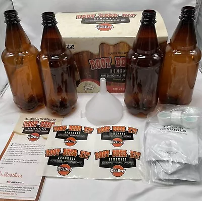 Mr. RootBeer Home Brewing Root Beer  Kit With 4 Bottles Extra Flavoring Crystals • $17.90