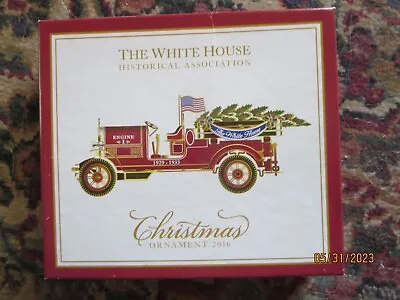 £13.90 • Buy 2016 The White House Historical Association H. Hoover Christmas Ornament NIB