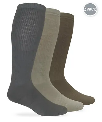 Jefferies Socks Unisex Merino Wool Military Combat Boot Socks 2 Pair Pack • $13.99