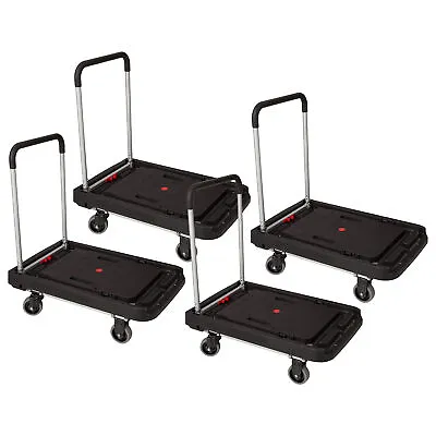 Magna Cart FFXL Folding Platform Transport Cart Dolly 500lb Capacity (4 Pack) • $479.96