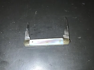 Vintage Mappin & Webb 2 Blade Pocket Knife Mother Of Pearl Very Nice • $49.95
