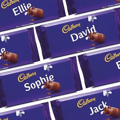 Personalised Cadbury Dairy Milk Wrapper • £5.99