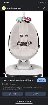 4moms 2000800 MamaRoo 4 Infant Seat - Gray • $70