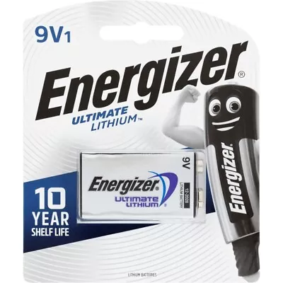 Energizer 9V Ultimate Lithium Battery • $42.34