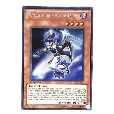 YuGiOh! Vanadis Of The Nordic Ascendant (STOR-EN081) 1st - Secret Rare- NM • $13.99