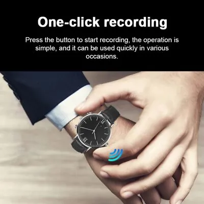 Mini Voice Activated Recorder Watch Spy Sound Recording Hidden Listening Device • $55.05
