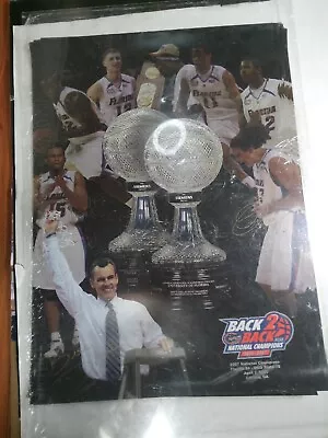 UF Florida Gators 2006-2007 Basketball Back2back National Champions Poster • $15