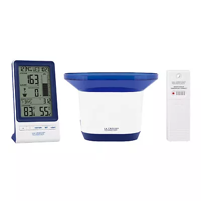 724-1415BL La Crosse Technology Digital Rain Gauge With TX145R-BL & TX141TH-BV3 • $39.95