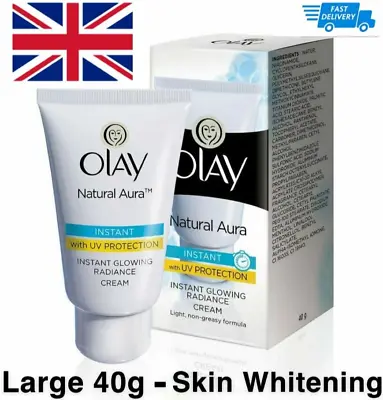 Olay Natural White Instant Glowing Skin Whitening Lightening Cream 40g UK Seller • £9.99