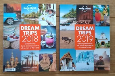 2 X Lonely Planet Dream Trips Magazines - Annual Collector's Edtition 2018/19 • £5