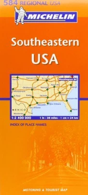 £2.60 • Buy South-eastern USA (Michelin Regional Maps) Sheet Map, Folded Book The Cheap Fast