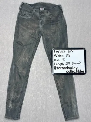 True Religion Casey Super Skinny Tie Dye Women's Jeans Size 27 • $24
