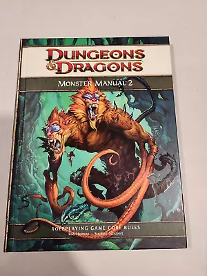 Dungeons And Dragons Monster Manual 2 TTRPG Supplement - Hardcover 2009 • $19