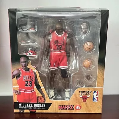 Red Michael Jordan Basketball Legend Bulls 23 Sport Collectibles Action Figure • $44.89