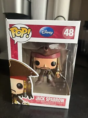 Funko Pop! Disney Jack Sparrow Pirates Of Caribbean #48 Vaulted • £85.51