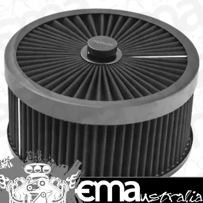 Proflow PFEAF-230127B Air Filter Assembly Flow Top Round Black 9  X 5  Suit 5-1/ • $127.99
