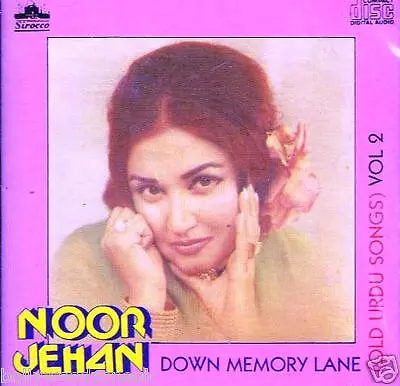 Noor Jehan - Down Memory Lane Vol 2 - Brand New Sound Track Cd - Free Post Uk • £9.23