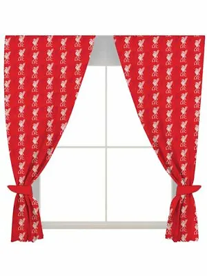 Liverpool FC Football Curtains - 72 Inches Window Curtains Gift  • £29.50