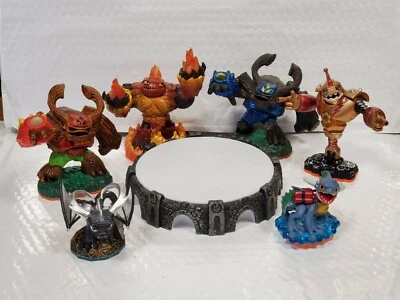 $14.95 • Buy Xbox 360 Portal Of Power & Activision Skylanders Giants Figures Lot. Tree Rex