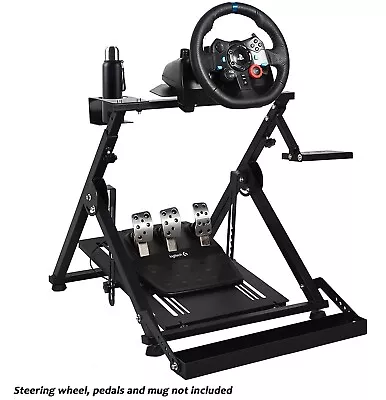 Hottoby Steering Racing Wheel Stand Foldable Adjustable For Logitech G29 G923 • £84.99