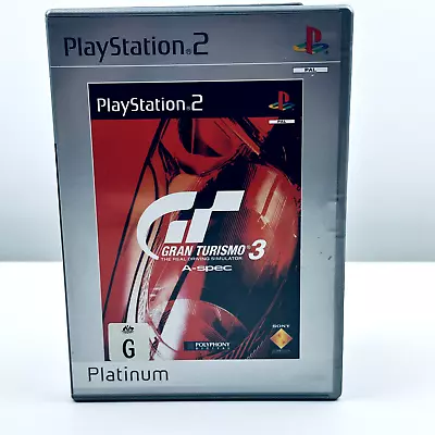 Gran Turismo 3  PS2 PlayStation 2 Game Complete With Manual PAL 2001 Racing Game • $9.89