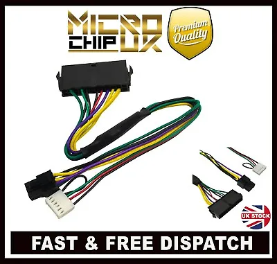 £8.50 • Buy ATX 24pin To Motherboard 2-port 6pin Adapter Power Supply Cable Cord For HP Z220