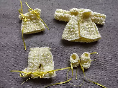 Doll Clothes Handmade YELLOW Coat Set For Vintage Vogue Ginnette 8  Fit Baby 7  • $50