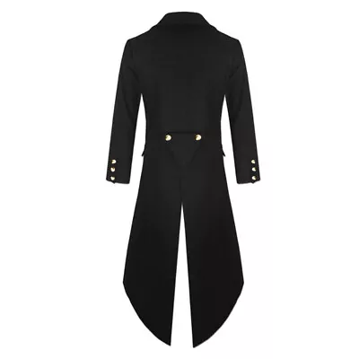 Men Vintage Steam Punk Gothic Retro Formal Dress Coat Party Fashion Long Outwear • $17.99