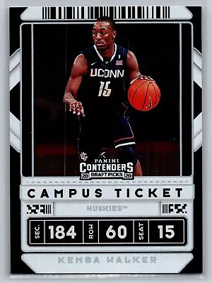 Kemba Walker - 2020 Contenders Draft - Campus Ticket #9 Variation - UConn • $4.99