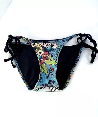 Ed Hardy By Christian Audigier Love Gamble Bathing Suit Bikini Bottom Size XS • $79.99