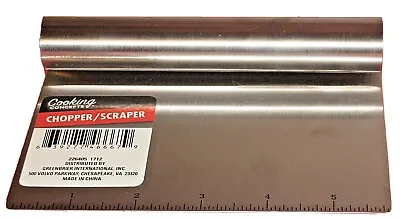 Stainless-Steel Bench Scraper/Chopper/With Ruler Must Have In Your Kitchen!!! • $6.12