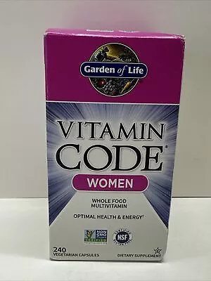 Garden Of Life Vitamin Code Women Multivitamin 240 Caps EXP 09/2024 • $37