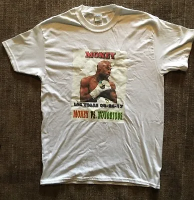 Floyd Mayweather Money Vs Conor McGregor Boxing Fight UFC T Shirt New M Gildan • $12.99