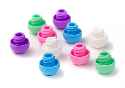 Oral Syringe End Cap - Colorful Variety 125 Pack - Fits Slip Luer - Lock Luer • $14.59