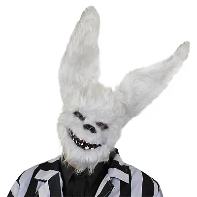 White Rabbit Mask Scary Halloween Horror Fancy Dress Costume Evil Bunny Rabbit • £3.99