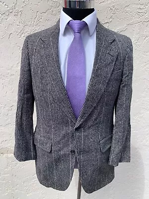 ⭐️ Vintage Mens Calvin Klein Wool Silk Sport Coat Jacket 36  Short 36s ⭐️ • $38