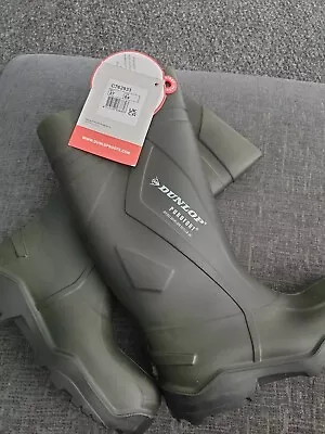 Dunlop Wellington Boots Purofort Plus Full Safety Shock-Absorbent All Sizes • £49.99