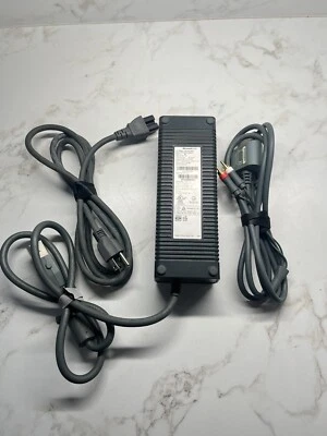 $16.80 • Buy OEM Xbox 360 AV RCA Cord And Power Supply AC Adapter 175 Watt Model HP-AW175EF3