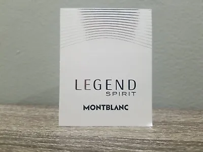 Montblanc Legend Spirit Pour Homme Eau De Toilette 1.2 Ml Spray New Mens Cologne • $9.99