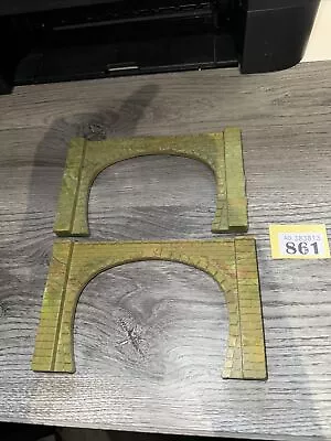 HRT133 Hornby/triang Oo Spares R164 Stone/brick Double Track Tunnel Portal X 2 • £9.99