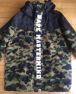 Mastermind Japan A Bathing Ape Bape Camo  Hoodie  Jacket Xl • $5000