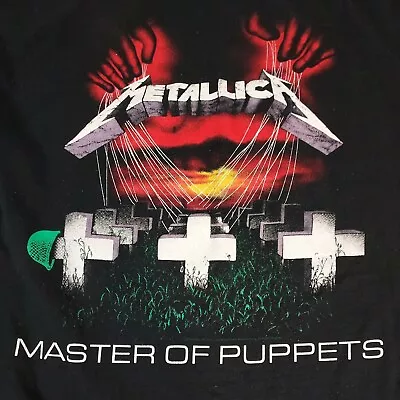  Metallica Master Of Puppets  T-shirt  Medium  Hanes  Heavyweight 2007 • $14.99