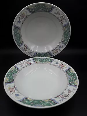 (2) Mikasa Villa Medici Bowl CV900  Provincial Large Rim Soup Cereal 10.5” • $37.75