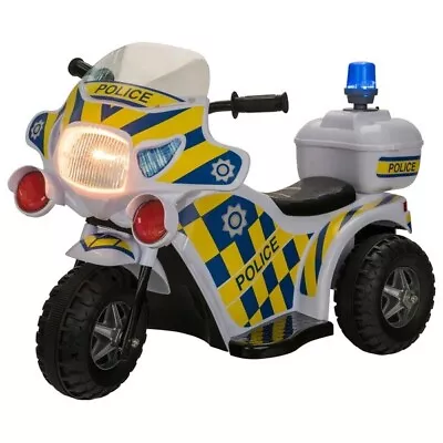 Ride On Motorbike Police Bike Ride-On Electric Motorcycle Kid Toy 6V Battery UK • £69.95