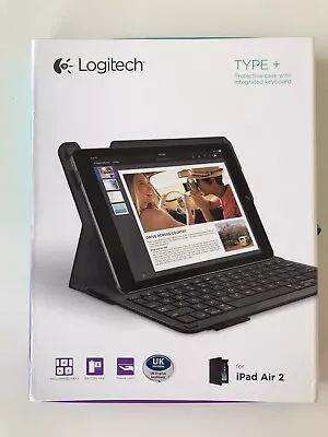 Logitech Type + IPad Air 2 Protective Case With Integrated Keyboard • £10