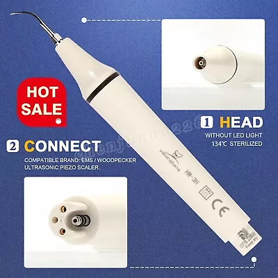 Dental Ultrasonic Piezo Scaler Handpiece Fit WOODPECKER EMS Cavitron Tips • $20.79