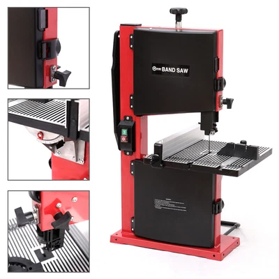 £189.95 • Buy 9 Wood Cutting Blade Bench Top Woodworking Bandsaw With Cast Table Home